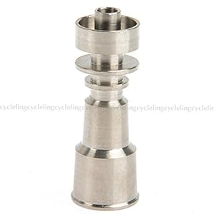 Hot ROCKBROS Pure Titanium Nail Ti Nail 10mm 14mm Female Grade 2 Domeless Nails For Vapor Globe Globes Dome Joint