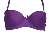 Mamia Half Cup Pattern Lace Multifunctional And Adjustable Underwire Padded Bra