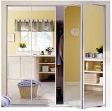 HOME DECOR INNOVATIONS 24-8278 24x80-1/2 WHT Mirr Door
