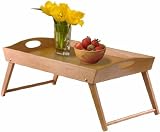 Freddy Bed Tray In Light Oak By Winsome
