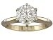 EGL CERTIFIED I COLOR SI1 CLARITY 1.51 CARAT DIAMOND SOLITAIRE RING