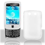 White Silicone / Skin Case / Cover for Blackberry Torch 9800