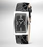 Autograph Rectangle Faux Snake Skin Watch