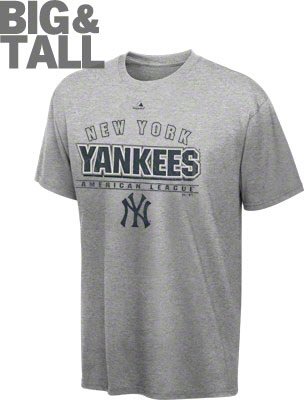 New York Yankees Heather Grey T-Shirt, Big and Tall