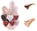 Give your Heart with this Venice G-String with Clear Heart Shaped Box with Ribbon Holder