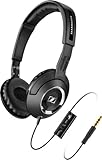 Sennheiser HD 219 S Headphones with Integrated Microphone for Smartphones, Black