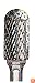 SAIT 45031 Tungsten Carbide Die Grinder Bur SG3 Double Cut/Alternate Cut 3/8