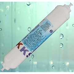AquaWin K�hlschrankfilter Wasserfilter Aktivkohle GAC passend 6 mm Schlauch DD-7098, WSF-100 + GRATIS Polycarbonatflasche