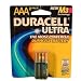 Duracell 10161 Ultra AAA Battery, 2 Pack