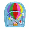 Peppa Pig Balloon Backpack, Front Pocket With Character Picture, Blue