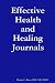 Effective Health and Healing Journals