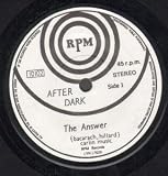 ANSWER 7 INCH (7" VINYL 45) UK RPM 1981