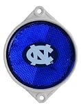 Bergamot North Carolina Tarheels Mailbox Reflector (Set of 2)