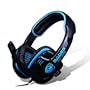 Stereo Gaming Headphone Headset with Microphone (Blue)