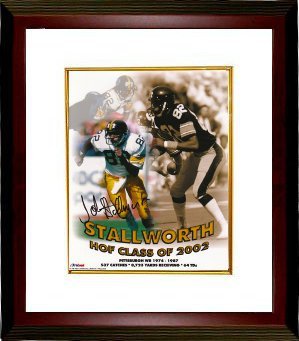 John Stallworth signed Pittsburgh Steelers 8x10 Photo Custom Framed Collage