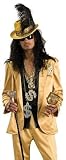 Rubies Mens 70s Gold Pimp Daddy Hustler Halloween Costume