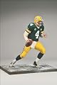 McFarlane Toys NFL Sports Picks Series 17 (2008 Wave 1) Action Figure Brett Favre 5 (Green Bay Packers) Has Captain 'C' On Jersey