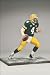 McFarlane Toys NFL Sports Picks Series 17 (2008 Wave 1) Action Figure Brett Favre 5 (Green Bay Packers) Has Captain 'C' On Jersey