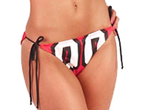 NCAA Georgia Bulldogs Coach's Favorite String Bikini Bottom (Team, Small)