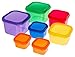 Portion Control Containers Set {7 Piece}: Color Meal Prep Food Storage Containers for Weight Loss with BONUS GUIDE | Leak Proof, Dishwasher Safe | Compatible with 21 Day Fix by Sweet Concepts