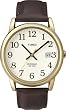 Timex #T2N369 Men's Easy Reader Leather Dress Strap Indiglo Watch
