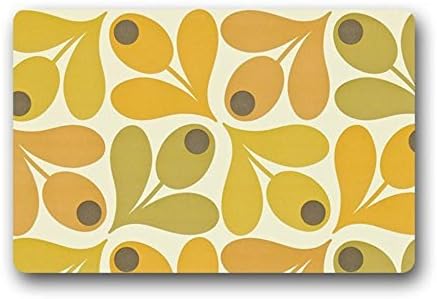 Orla Kiely Custom Doormat Indoor Outdoor Floor Mat (23.6x15.7)
