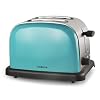 Klarstein BT-318-S Stainless Steel 2-Slice Toaster - Turquoise