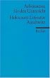 Holocaust-Literatur. Auschwitz: (Arbeitstexte f�r den Unterricht): F�r die Sekundarstufe 1