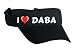Embroidered Visor with I Love Daba