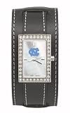 North Carolina Tar Heels Women's Black Leather Starlette Watch