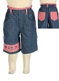 Bebini Camping Theme Infant Jean Shorts