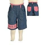 Bebini Camping Theme Infant Jean Shorts by ClassicCloseouts