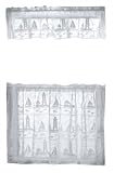 Heritage Lace Harbor Lights 60 Inch Wide by 12 Inch Drop Valance White