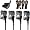 Confidence HQ 7 SQUARE Set of 4 Hybrid Golf Clubs 15-18-21-25 RH REG