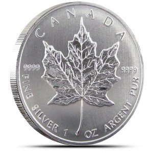 2013 1 Oz Canadian Silver Maple Coin