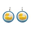Rubber Ducks in a Row - Shower Curtain Hooks - set of 12
