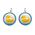 Rubber Ducks in a Row - Shower Curtain Hooks - set of 12