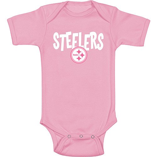 Reebok Pittsburgh Steelers Infant Pink Creeper 12 Months
