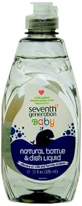 Seventh Generation Baby Bottle and Dish Liquid, 11 Fluid Ounce