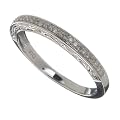 Ladies 9ct White Gold 10Pts Diamond Eternity Ring