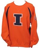 Men`s University of Illinois Fighting Illini Class Act Big Logo Crewneck Sweatshirt
