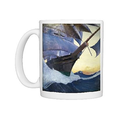 Photo Mugs of The Cutty Sark, bow view from National Maritime Museum