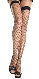 Leg Avenue White fence net Thigh Hi Pantyhose