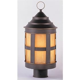 Lantern Light Pole Top, ONE-BULB, BRONZE by 