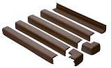 Prince Lionheart Fireplace Guard with 2 Corners (Chocolate)