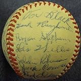 1947 Cleveland Indians Multi Signed Baseball