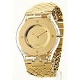 Women's Swatch Gold Plated Metal Scales Band Swiss Watch SFK184A
