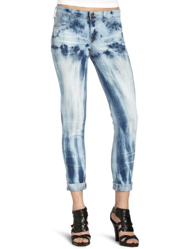 See Thru Soul Junior's Roll-Up Tye Dye Skinny Jean