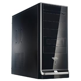 Asus TA-K51 Midi Tower Case with No PSU - Black/Silver