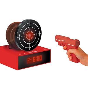 Gun O`clock Alarm Clock by Bandai Red Version by 